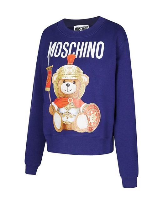 Moschino Blue Logo Sweater