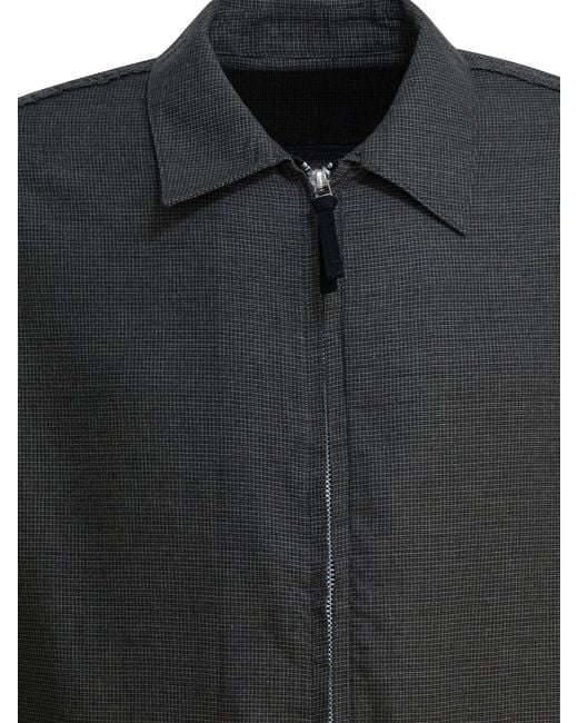 Comme des Garçons Black Comme Des Garçons Homme Flannel Checked Zipped Overshirt for men