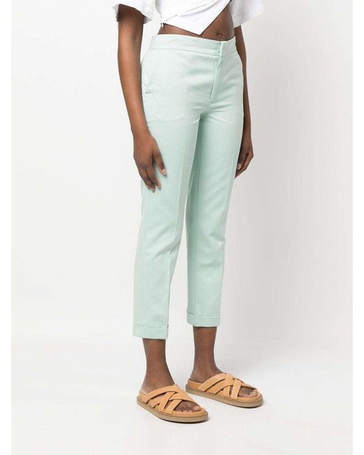 Twinset Blue Cigarette Trousers