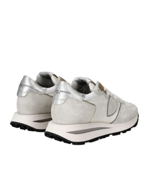 Philippe Model White Tropez Haute Low-Top Sneakers