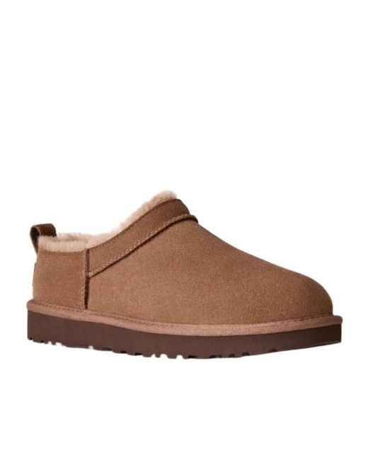 Ugg Brown Classic Micro Boots