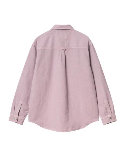 Carhartt Purple Walter Logo Patch Overshirt for men