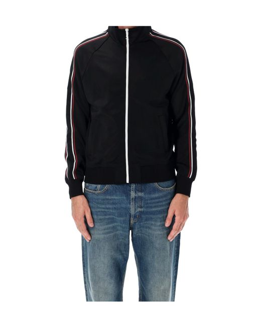 Saint Laurent Black Cassandre Track Jacket for men