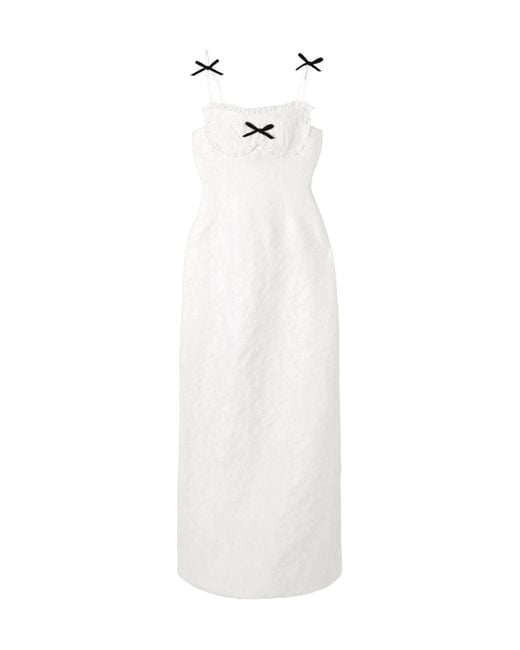 ShuShu/Tong White Lace Detail Dress