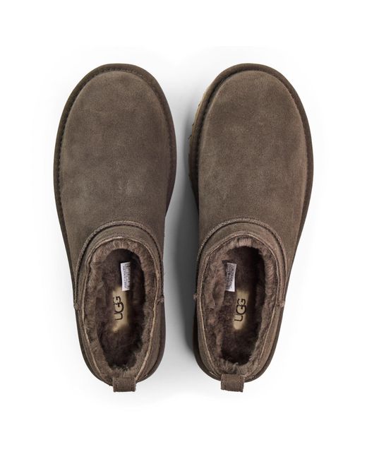Ugg Brown Classic Design Ankle Boots