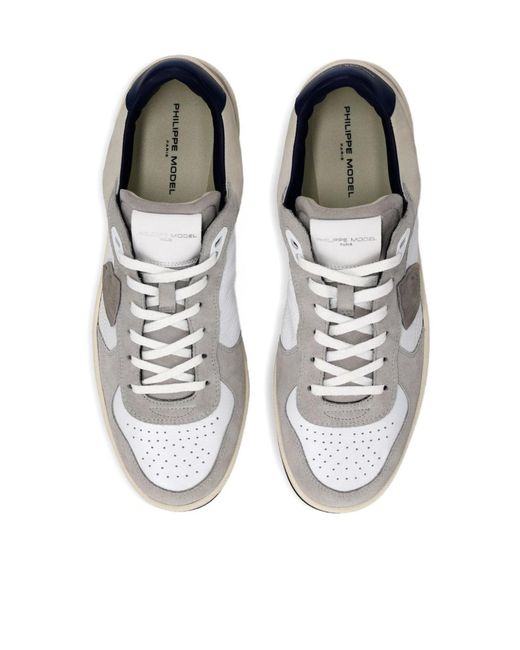 Philippe Model White Pgal Low Top Sneakers for men