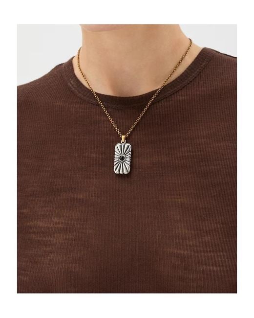 Versace White Circe Necklace for men
