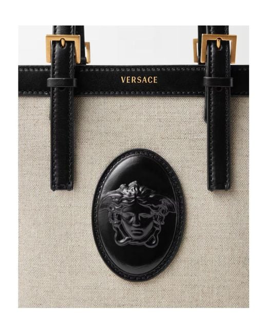 Versace White Riviere Mini Tote Bag