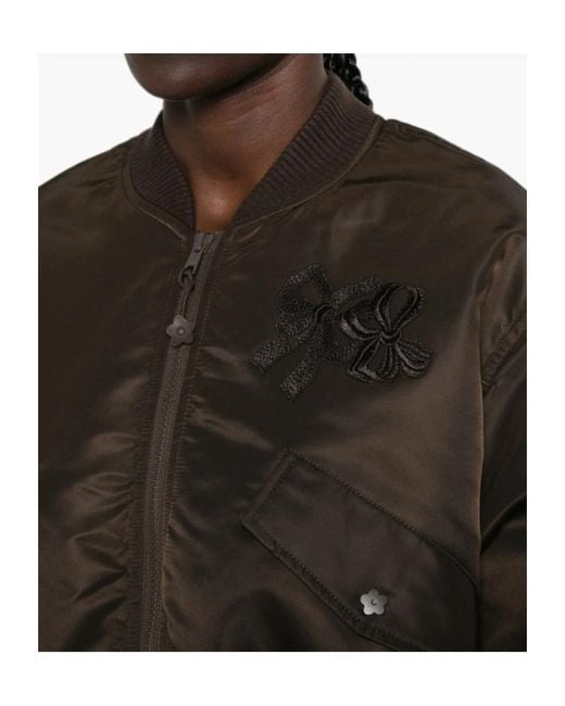 CECILIE BAHNSEN Brown Long-Sleeved Casual Jacket