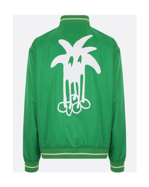 Palm Angels Green Coats for men