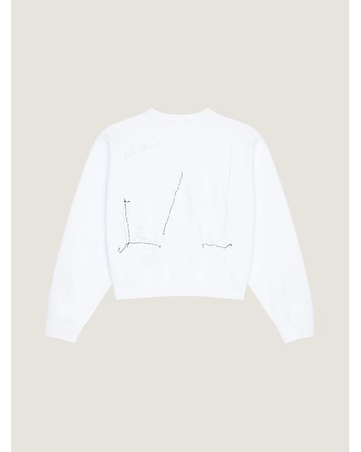 Givenchy White Logo Sweatshirt