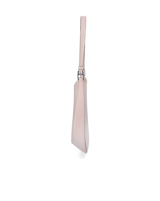 Prada Pink Cleo Brushed Leather Shoulder Bag