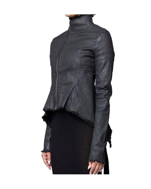Rick Owens Black Long Sleeve Jacket
