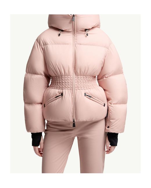Moncler Pink Wollemi Hooded Down Ski Jacket