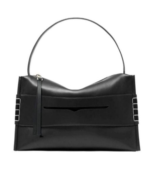 J.W. Anderson Black Large Loafer Shoulder Bag for men