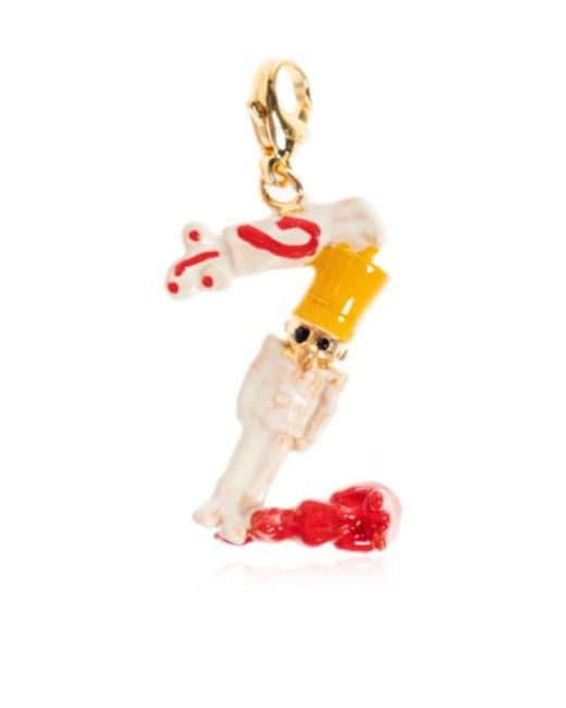 Marni White The Shape Of The Z Charm