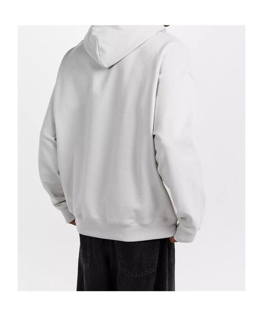 Off-White c/o Virgil Abloh Gray Hooded Sweatshirt for men