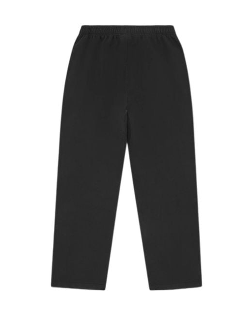 BBCICECREAM Black Arch Logo Wide-Leg Sweatpants for men