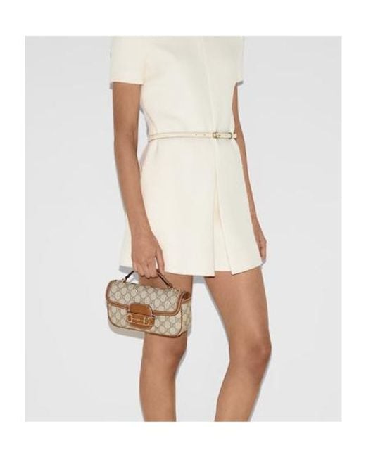 Gucci Metallic Horsebit 1955 Soft Small Top Handle Bag
