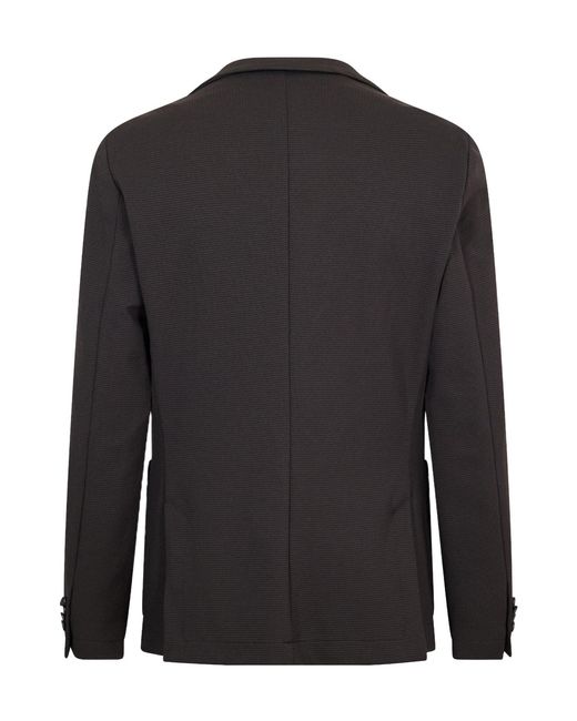 Boss Black Lapel Single-Breasted Blazer for men