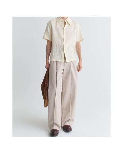 Séfr White Short Sleeve Shirt for men