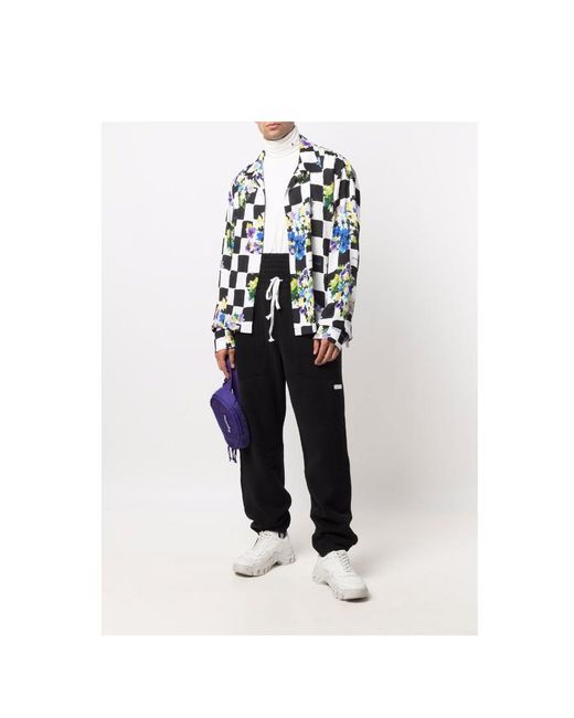 XOXOGOODBOY Black High-Waisted Rope Sweatpants for men