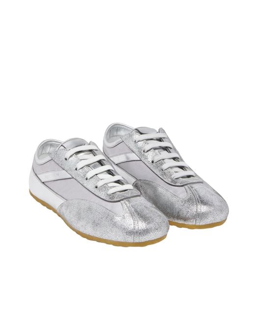 McQueen White Boxe Basse Low-Top Sneakers