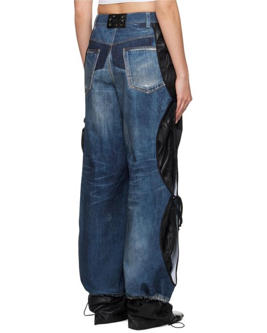 ANDERSSON BELL Blue Belt-Loop Jeans