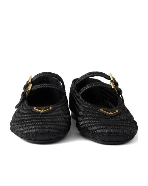 Prada Black Ballerine