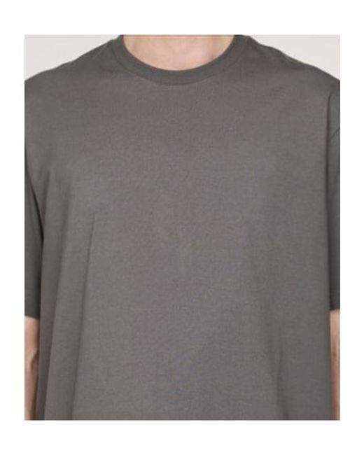 Y-3 Gray Graphic Printed Short Sleeved T-Shirt for men
