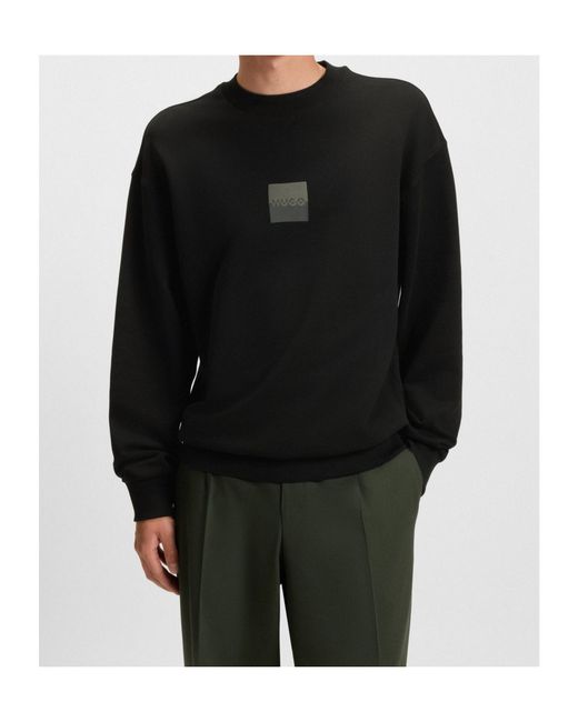 Boss Black Logo-Print Sweatshirt for men