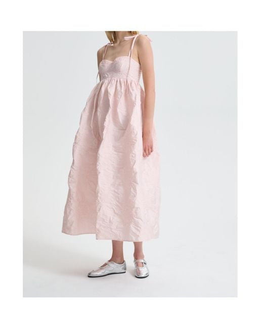 CECILIE BAHNSEN Pink Sleeveless Dress
