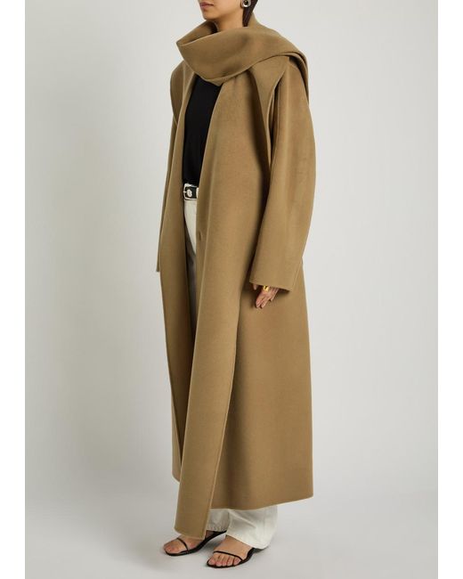 Rohe Natural Double-Faced Belted Wool And Cashmere-Blend Coat