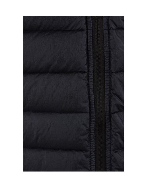 Stone Island Blue Loom Woven Chambers Zip-Up Puffer Jacket for men