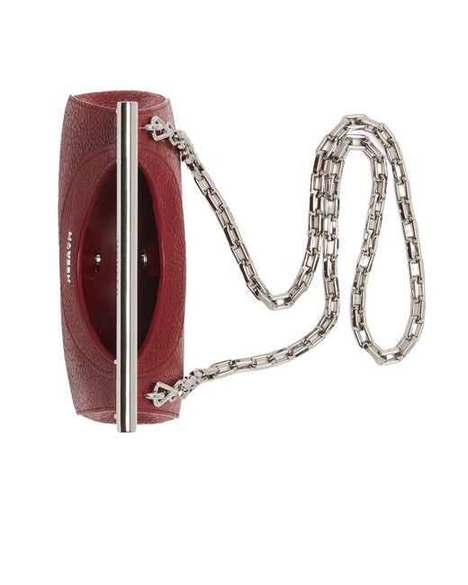 McQueen Red Mini Cross-Bar Tote Bag