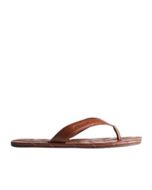 J.W. Anderson Brown Jw Anderson Leaf Slides for men