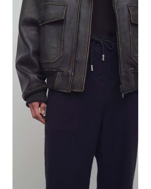 The Row Black Belt-Loop Casual Pants