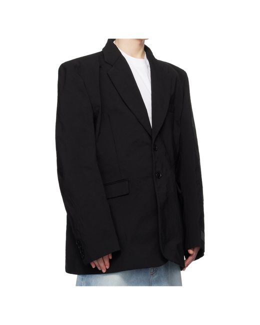 Vetements Blue Single Breasted Blazer for men