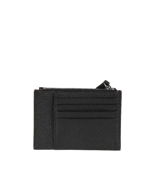 Lancel Black Ninon De Large Zip Credit Card Holder