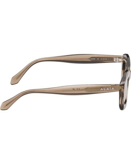Alaïa Brown Sunglasses