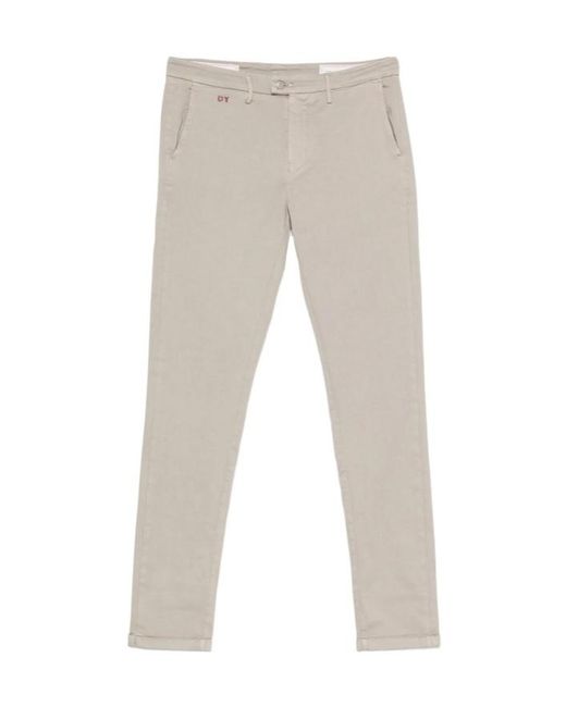 Tramarossa Gray Straight-Leg Casual Pants for men