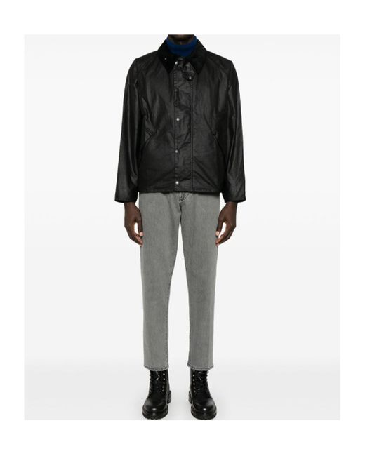 Barbour Black Os Transport Jacket for men