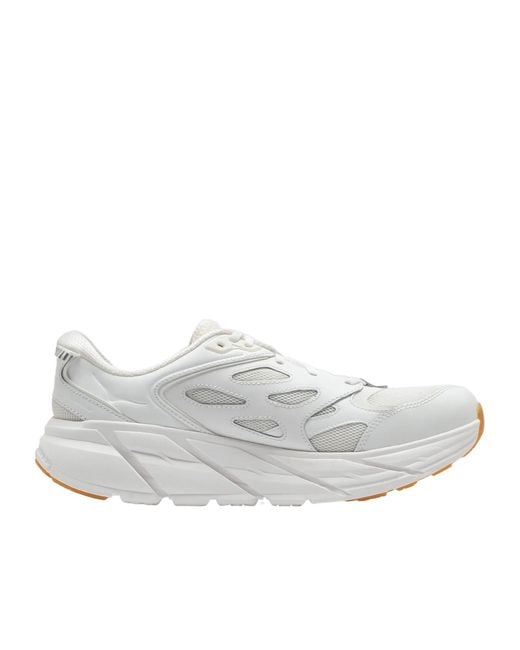 Hoka One One White Clifton L Sneakers for men