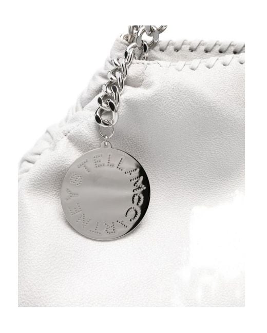 Stella McCartney White Charm Shoulder Bag
