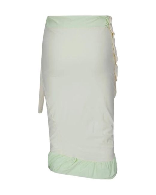 OTTOLINGER Green Twisted Reversible Skirt