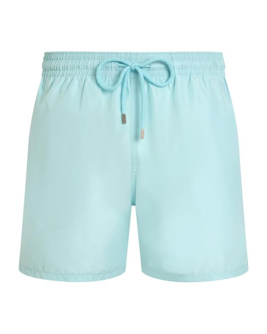 Vilebrequin Blue Elasticated Waistband Swim Shorts for men