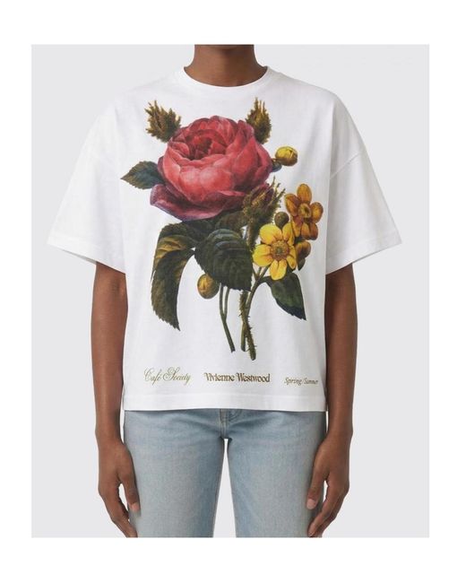 Vivienne Westwood White Flower Box T-Shirt