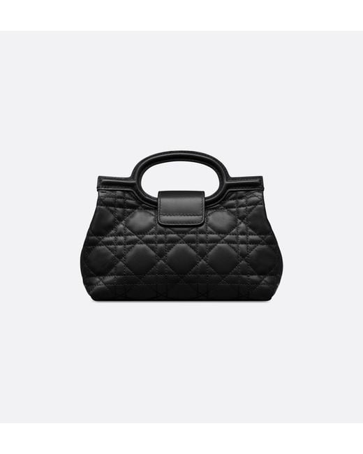 Dior Black Jolie Top Handle Mini Bag