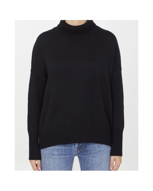 Lisa Yang Blue Turtleneck Sweater