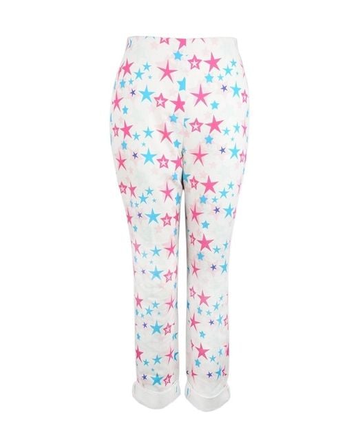 Delpozo White Logo Printed Casual Pants